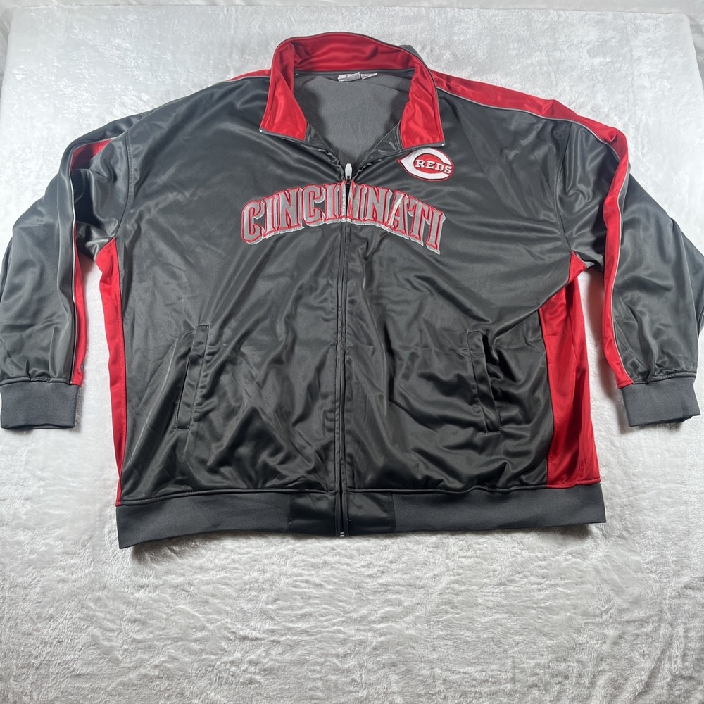 Cincinnati Reds 5XL Jacket Majestic MLB Embroidered Big And‎ Tall